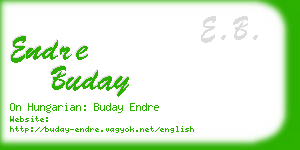 endre buday business card
